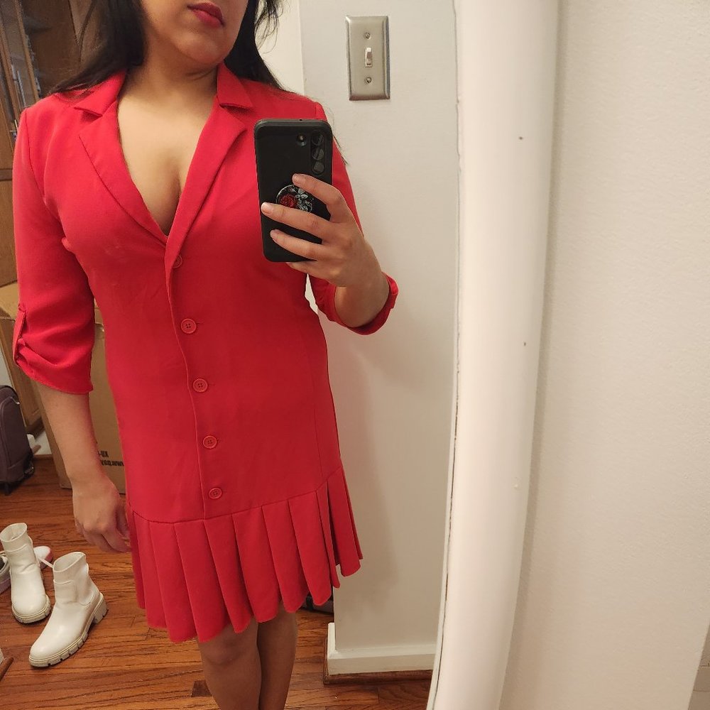 Stunning women's retro-ish shirt dress Amanda Uprichard